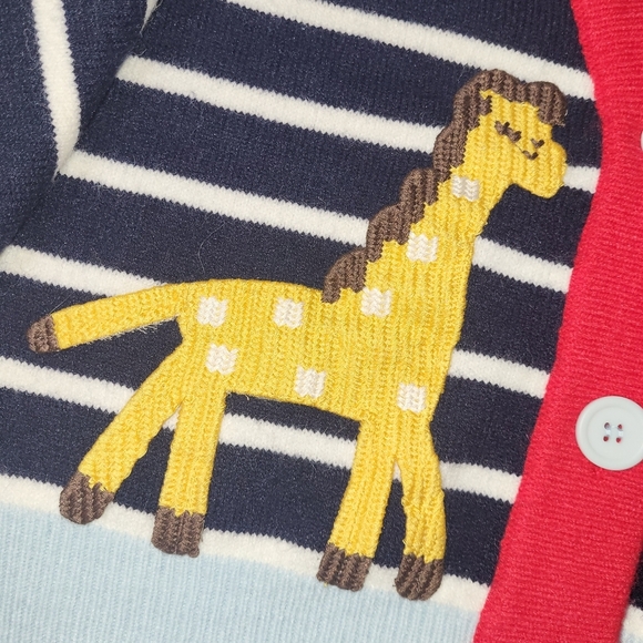 Teacher's Cardigan with Giraffe and Sunflower Women's Size Medium - Picture 11 of 11